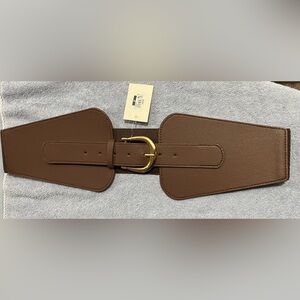 Ashley Stewart brown belt w/ gold hardware